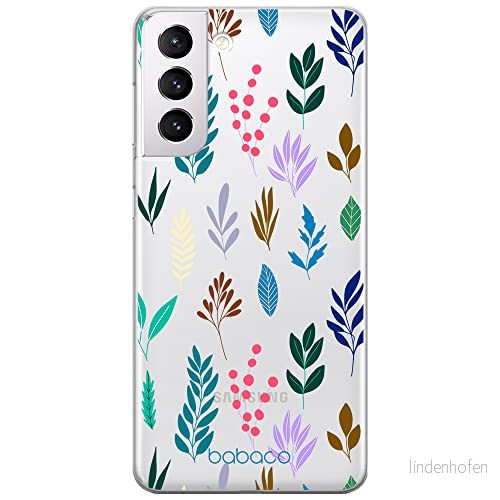 ERT GROUP mobiltelefonfodral för Samsung S21 originalt och officiellt licensierat Babaco mönster Plants 014 optimalt anpassad till formen på mobiltelefonen, gedeeltelijk transparant 5903932584028