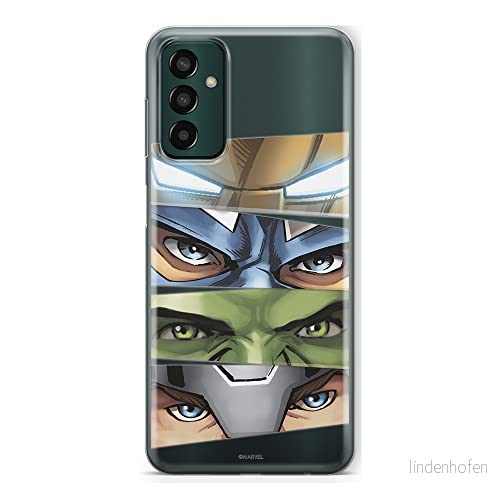 ERT GROUP mobiltelefonfodral för Samsung M13 4G originalt och officiellt licensierat Marvel mönster Avengers 006 optimalt anpassad till formen på mobiltelefonen, gedeeltelijk transparant 5905511323837
