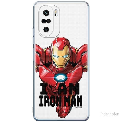 ERT GROUP mobiltelefonfodral för Xiaomi MI 11i/ REDMI K40/K40 PRO/POCO F3/ F3 PRO originalt och officiellt licensierat Marvel mönster Iron Man 029, fodral tillverkad av TPU plast 5905511886240