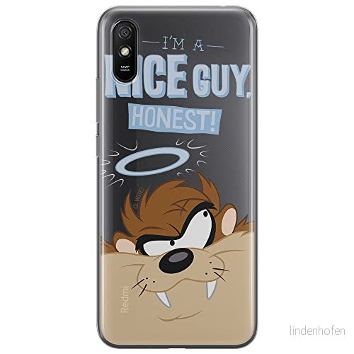 ERT GROUP mobiltelefonfodral för Xiaomi REDMI 9A originalt och officiellt licensierat Looney Tunes mönster Tasmanian 003 optimalt anpassad till formen på mobiltelefonen, gedeeltelijk transparant 5903040298824