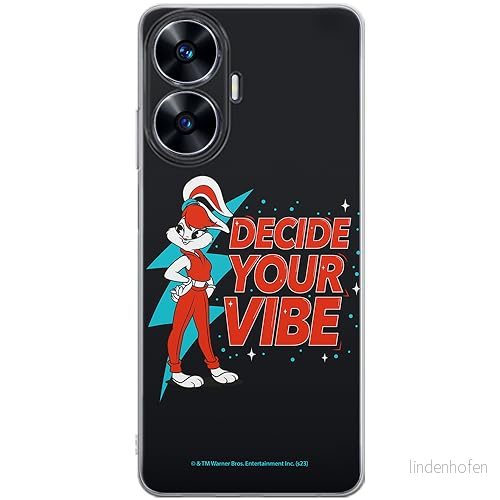 ERT GROUP mobiltelefonfodral för Realme C55 originalt och officiellt licensierat Looney Tunes mönster Lola 007 optimalt anpassad till formen på mobiltelefonen, fodral tillverkad av TPU plast 5905795070830