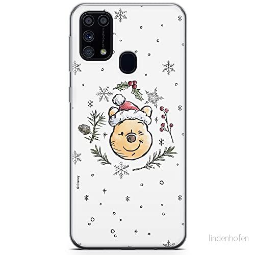ERT GROUP mobiltelefonfodral för Samsung M31 originalt och officiellt licensierat Disney mönster Winnie the Pooh and friends 025 anpassad till formen på mobiltelefonen, fodral tillverkad av TPU plast 5904805475788