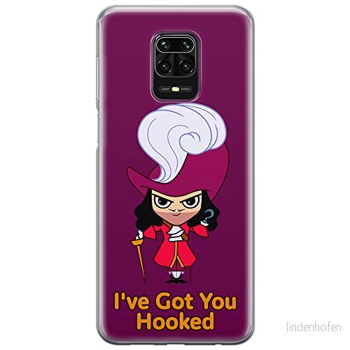 ERT GROUP mobiltelefonfodral för Xiaomi REDMI NOTE 9 PRO/ 9S originalt och officiellt licensierat Disney mönster James Hook 001 anpassad till formen på mobiltelefonen, fodral tillverkad av TPU plast 5905131450364