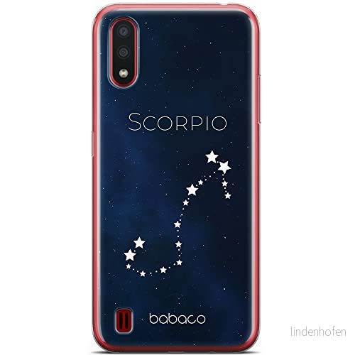 ERT GROUP mobiltelefonfodral för Samsung A01 originalt och officiellt licensierat Babaco mönster Zodiac Constellation 008 anpassad till formen på mobiltelefonen, fodral tillverkad av TPU plast 5903932196627