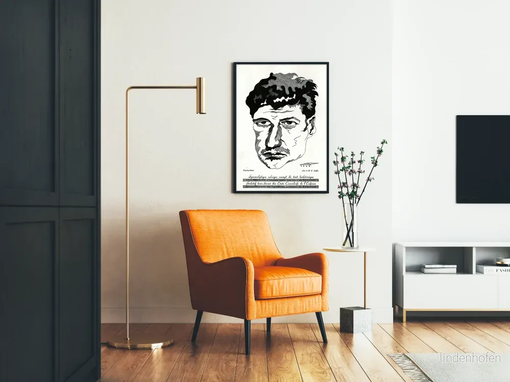 Vintageposter för Psykastenisk enligt Dr E. Peiffer - Gammal medicinsk illustration - Bild 2