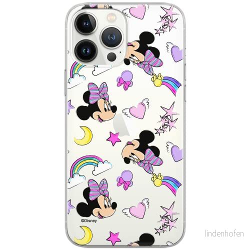 ERT GROUP mobiltelefonfodral för Samsung F62 / M62 originalt och officiellt licensierat Disney mönster Minnie 031 optimalt anpassad till formen på mobiltelefonen, gedeeltelijk transparant 5904805525513