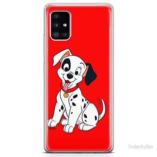 ERT GROUP mobiltelefonfodral för Samsung A51 5G originalt och officiellt licensierat Disney mönster Dalmatian 006 Vit optimalt anpassad till formen på mobiltelefonen, fodral tillverkad av TPU plast 5904805882449