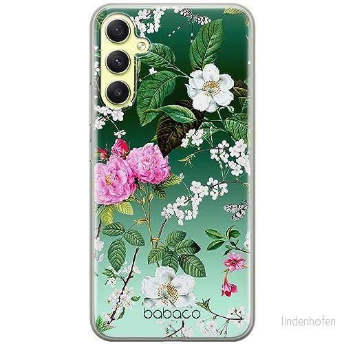 ERT GROUP mobiltelefonfodral för Samsung A34 5G originalt och officiellt licensierat Babaco mönster Flowers 035 optimalt anpassad till formen på mobiltelefonen, fodral tillverkad av TPU plast 5905511784331