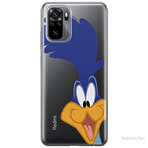 ERT GROUP mobiltelefonfodral för Xiaomi REDMI NOTE 10/ 10S originalt och officiellt licensierat Looney Tunes mönster Road Runner 001 anpassad till formen på mobiltelefonen, gedeeltelijk transparant 5903537187440