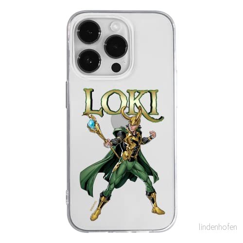 ERT GROUP mobiltelefonfodral för Apple Iphone 14 PRO originalt och officiellt licensierat Marvel mönster Loki 002 optimalt anpassad till formen på mobiltelefonen, gedeeltelijk transparant 5905131917492