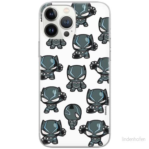 ERT GROUP mobiltelefonfodral för Apple Iphone XS Max originalt och officiellt licensierat Marvel mönster Black Panther 016 Vit anpassad till formen på mobiltelefonen, fodral tillverkad av TPU plast 5904805229282
