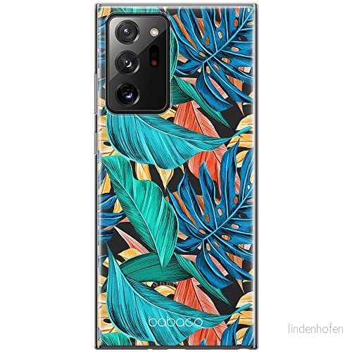 ERT GROUP mobiltelefonfodral för Samsung GALAXY NOTE 20 ULTRA originalt och officiellt licensierat Babaco mönster Plants 005 optimalt anpassad till formen på mobiltelefonen, gedeeltelijk transparant 5903040357149