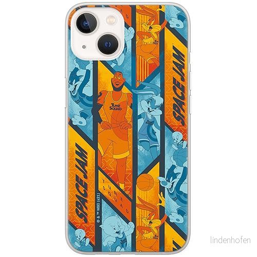 ERT GROUP mobiltelefonfodral för Iphone 13 MINI originalt och officiellt licensierat Looney Tunes mönster Space Jam 005 anpassad till formen på mobiltelefonen, fodral tillverkad av TPU plast 5905511025458