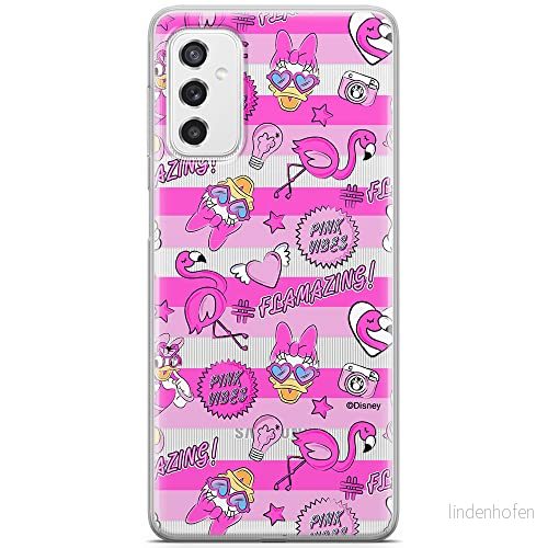 ERT GROUP mobiltelefonfodral för Samsung M52 5G originalt och officiellt licensierat Disney mönster Daisy 006 optimalt anpassad till formen på mobiltelefonen, gedeeltelijk transparant 5904805485596