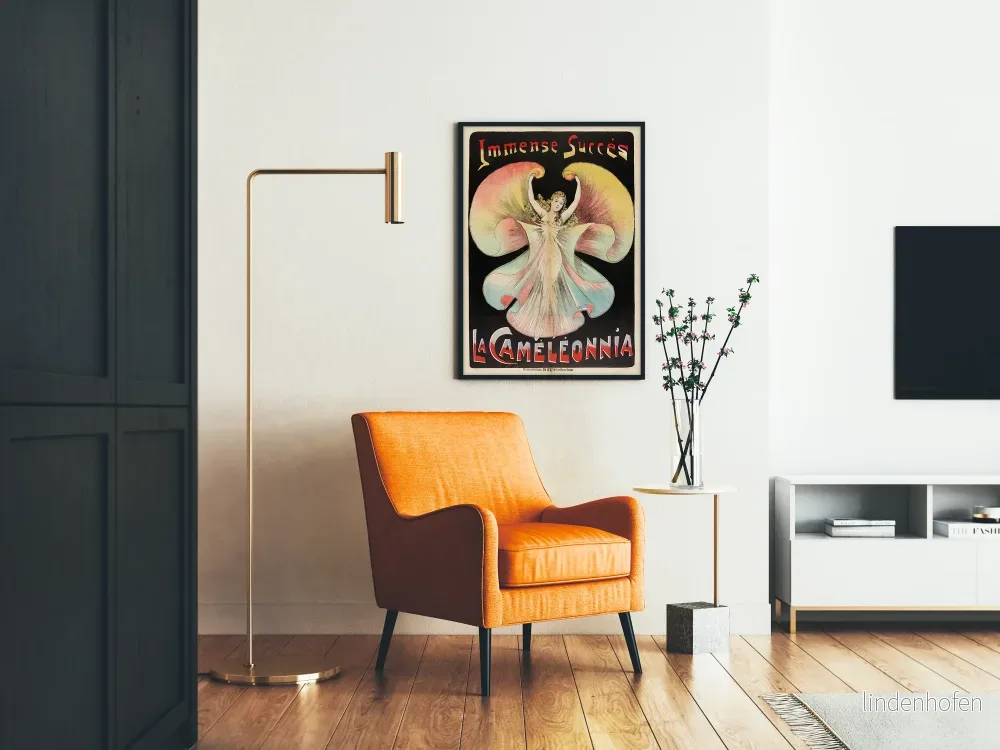 Vintageposter: Enorm framgång La Caméléonnia för väggdekoration - Bild 2