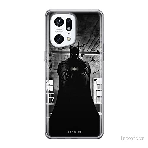 ERT GROUP mobiltelefonfodral för Oppo FIND X5 PRO originalt och officiellt licensierat DC mönster Batman 068 optimalt anpassad till formen på mobiltelefonen, fodral tillverkad av TPU plast 5905511414344