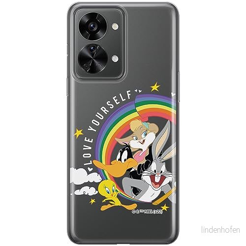 ERT GROUP mobiltelefonfodral för OnePlus NORD 2T 5G originalt och officiellt licensierat Looney Tunes mönster 016 optimalt anpassad till formen på mobiltelefonen, gedeeltelijk transparant 5905511998875