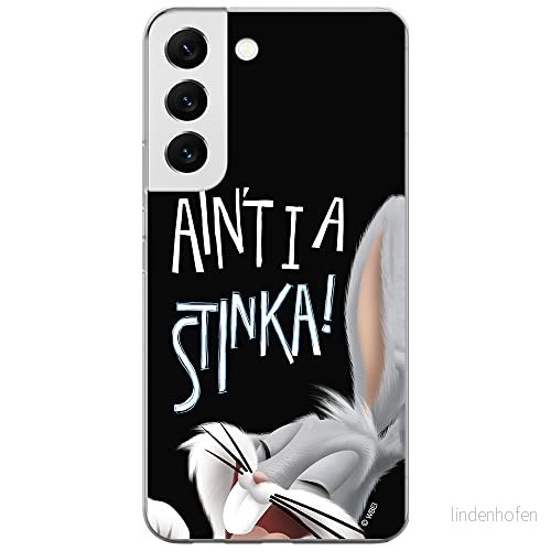 ERT GROUP mobiltelefonfodral för Samsung S22 originalt och officiellt licensierat Looney Tunes mönster Bugs 003 optimalt anpassad till formen på mobiltelefonen, fodral tillverkad av TPU plast 5904805311970