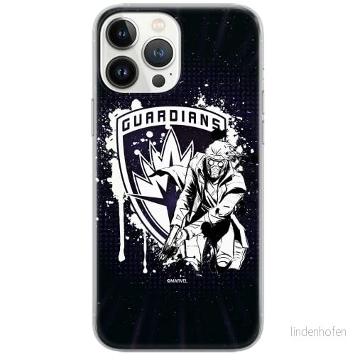 ERT GROUP mobiltelefonfodral för Iphone 13 PRO originalt och officiellt licensierat Marvel mönster Star Lord 002 Vit optimalt anpassad till formen på mobiltelefonen, fodral tillverkad av TPU plast 5903932855098