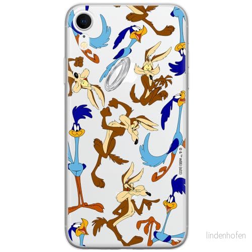 ERT GROUP mobiltelefonfodral för Iphone XR originalt och officiellt licensierat Looney Tunes mönster 021 optimalt anpassad till formen på mobiltelefonen, gedeeltelijk transparant 5905511680770