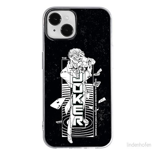 ERT GROUP mobiltelefonfodral för Iphone 14 originalt och officiellt licensierat DC mönster Joker 025 optimalt anpassad till formen på mobiltelefonen, fodral tillverkad av TPU plast 5905795058609