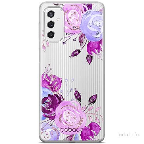 ERT GROUP mobiltelefonfodral för Samsung M52 5G originalt och officiellt licensierat Babaco mönster Flowers 005 optimalt anpassad till formen på mobiltelefonen, gedeeltelijk transparant 5904805387579