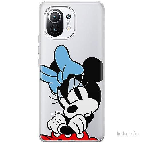 ERT GROUP mobiltelefonfodral för Xiaomi 11 originalt och officiellt licensierat Disney mönster Minnie 077 optimalt anpassad till formen på mobiltelefonen, gedeeltelijk transparant 5905795028916
