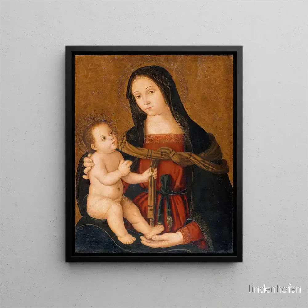 Målning Vierge à l'Enfant - Antoniazzo Romano | Konsttryck