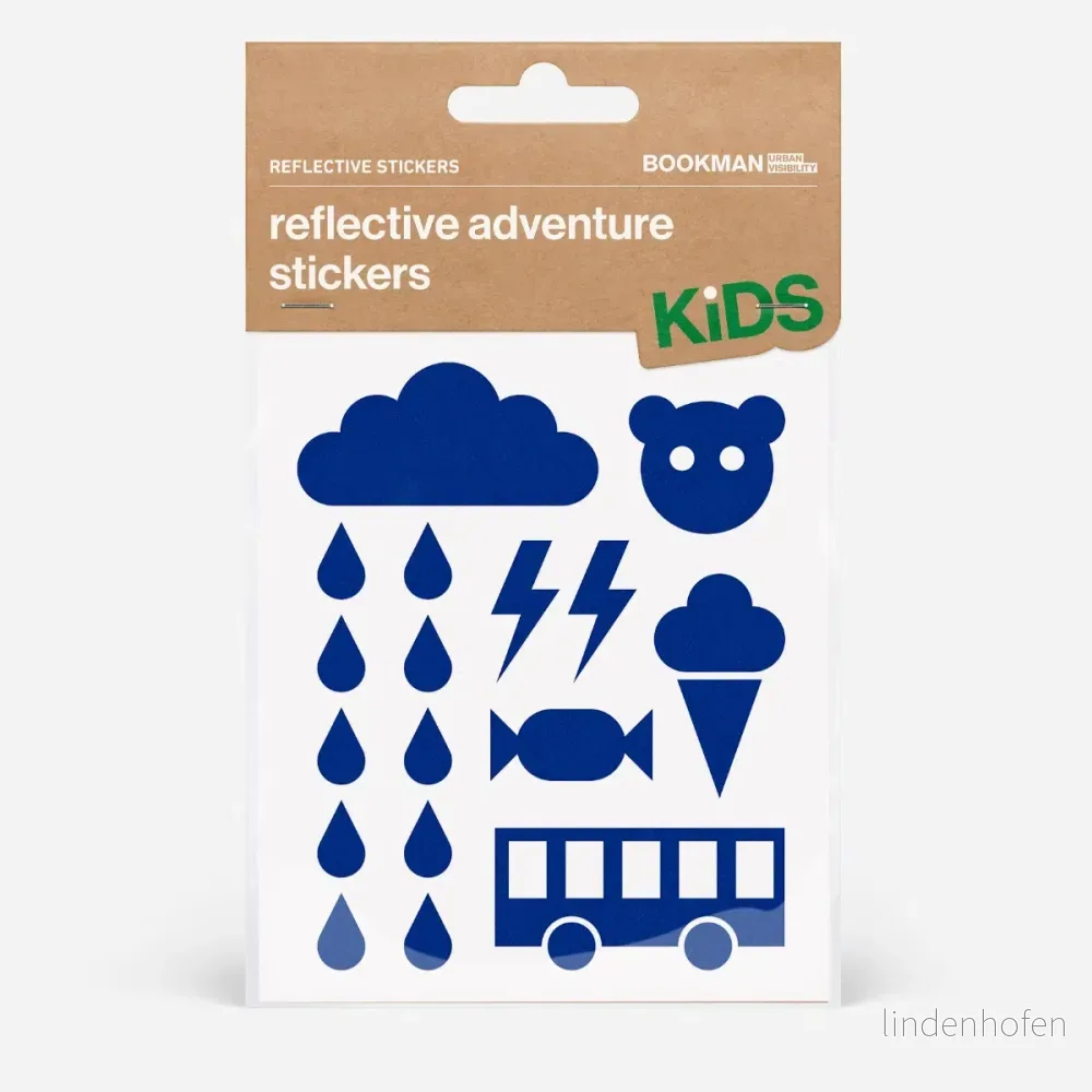 Bookman Reflective Stickers Adventure Blue 1 st 7350051864919