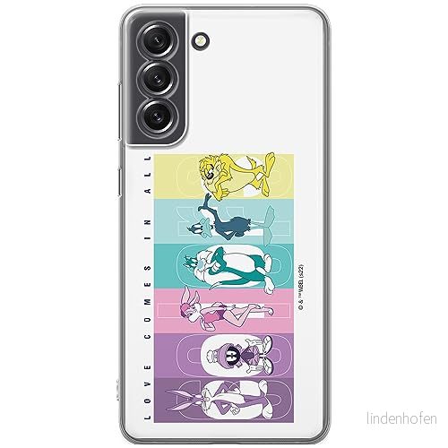 ERT GROUP mobiltelefonfodral för Samsung S21 FE originalt och officiellt licensierat Looney Tunes mönster 015 optimalt anpassad till formen på mobiltelefonen, fodral tillverkad av TPU plast 5905511996765