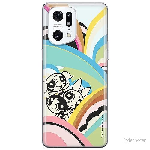 ERT GROUP mobiltelefonfodral för Oppo FIND X5 PRO originalt och officiellt licensierat The Powerpuff Girls mönster 018, fodral tillverkad av TPU plast 5905511966133