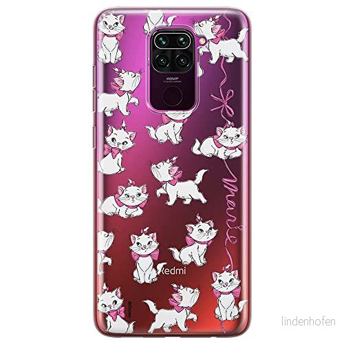 ERT GROUP mobiltelefonfodral för Xiaomi REDMI NOTE 9 originalt och officiellt licensierat Disney mönster Marie 008 optimalt anpassad till formen på mobiltelefonen, gedeeltelijk transparant 5905131786753
