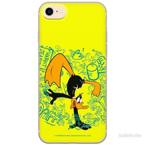ERT GROUP mobiltelefonfodral för Iphone 7/8/ SE 2/ 3 originalt och officiellt licensierat Looney Tunes mönster Duffy 003 anpassad till formen på mobiltelefonen, fodral tillverkad av TPU plast 5905795131043