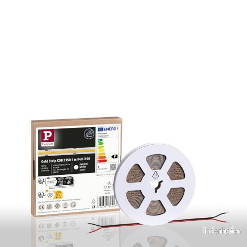 Paulmann 78455 Pro LED Strip Gold P150 COB 940 5 m 68 W 1400 lm/m 528 LED/m 4000 K remsa 4000870784556