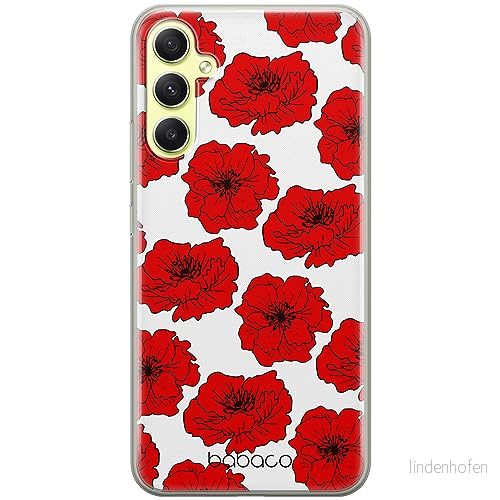 ERT GROUP mobiltelefonfodral för Samsung A34 5G originalt och officiellt licensierat Babaco mönster Flowers 018 optimalt anpassad till formen på mobiltelefonen, fodral tillverkad av TPU plast 5905511779405