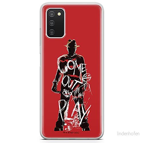 ERT GROUP mobiltelefonfodral för Samsung A03S originalt och officiellt licensierat Horror mönster Nightmare of Elm Street 006 anpassad till formen på mobiltelefonen, fodral tillverkad av TPU plast 5905511084493