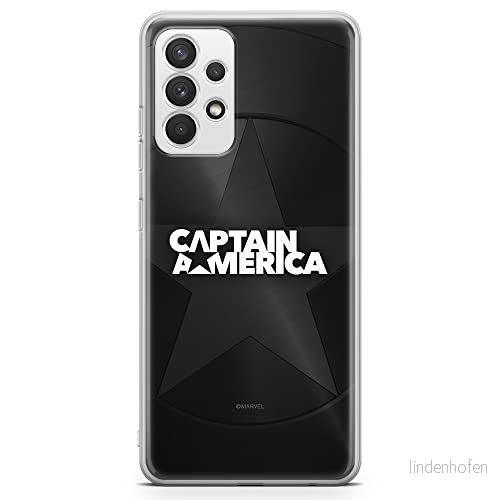 ERT GROUP mobiltelefonfodral för Samsung A32 4G LTE originalt och officiellt licensierat Marvel mönster Captain America 024 anpassad till formen på mobiltelefonen, fodral tillverkad av TPU plast 5903040477724