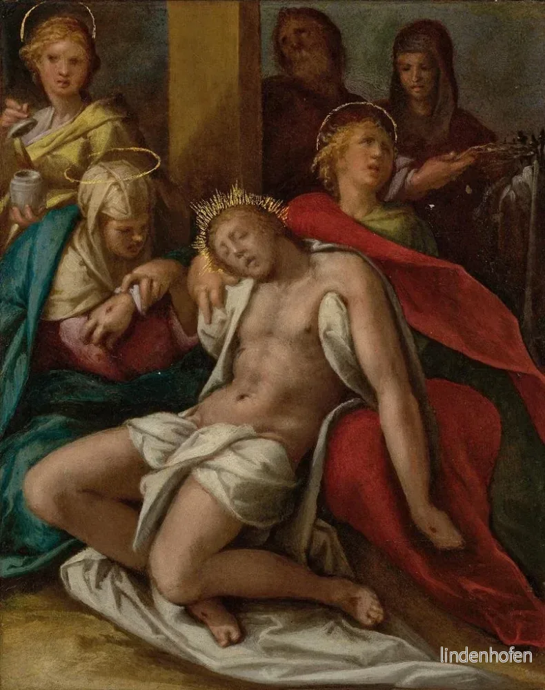 Målning La Déposition - Bartholomaeus Spranger | Konsttryck - Bild 2