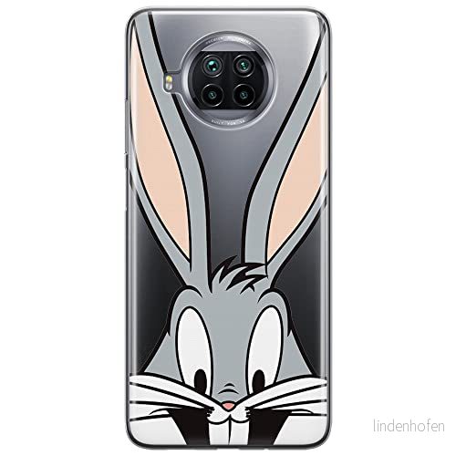 ERT GROUP mobiltelefonfodral för Xiaomi MI 10T LITE/REDMI NOTE 9 PRO 5G originalt och officiellt licensierat Looney Tunes mönster Bugs 001, gedeeltelijk transparant 5903537156071