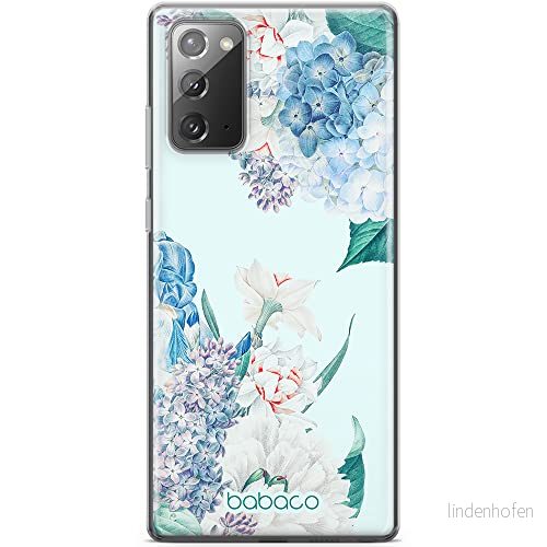 ERT GROUP mobiltelefonfodral för Samsung GALAXY NOTE 20 originalt och officiellt licensierat Babaco mönster Flowers 027 optimalt anpassad till formen på mobiltelefonen, fodral tillverkad av TPU plast 5905131266750
