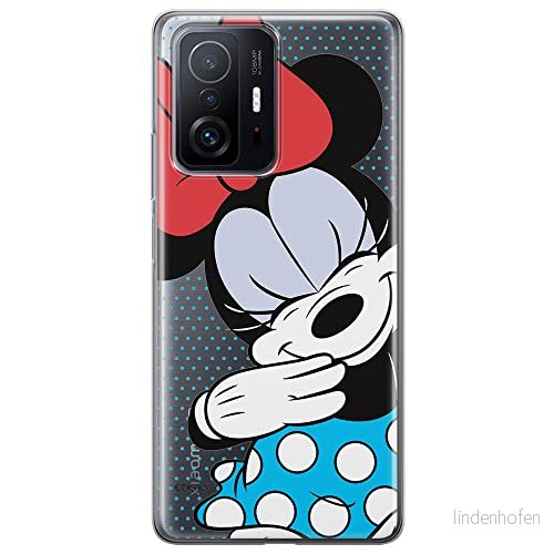 ERT GROUP mobiltelefonfodral för Xiaomi 11T 5G / PRO originalt och officiellt licensierat Disney mönster Minnie 033 optimalt anpassad till formen på mobiltelefonen, gedeeltelijk transparant 5904805561924