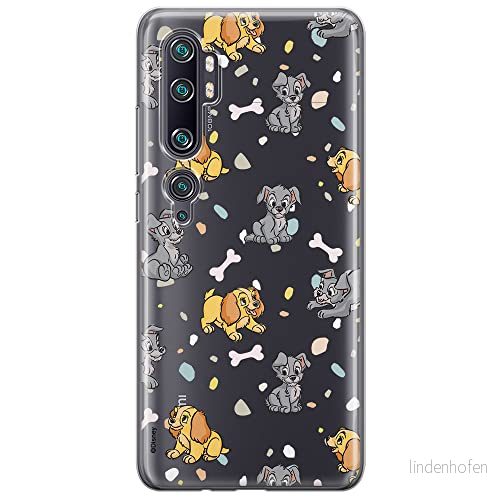 ERT GROUP mobiltelefonfodral för Xiaomi MI NOTE 10 / PRO originalt och officiellt licensierat Disney mönster Lady and the Tramp 002, gedeeltelijk transparant 5902980460728