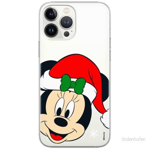 ERT GROUP mobiltelefonfodral för Apple Iphone 11 PRO MAX originalt och officiellt licensierat Disney mönster Minnie 060 Vit optimalt anpassad till formen på mobiltelefonen, gedeeltelijk transparant 5903932042900