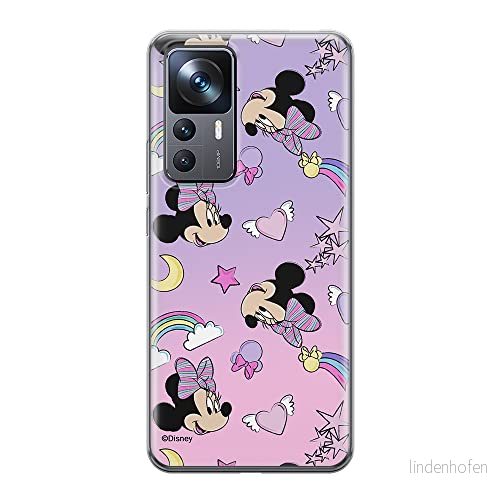 ERT GROUP mobiltelefonfodral för Xiaomi 12T/12T pro/K50 Ultra originalt och officiellt licensierat Disney mönster Minnie 031 anpassad till formen på mobiltelefonen, fodral tillverkad av TPU plast 5905511577094