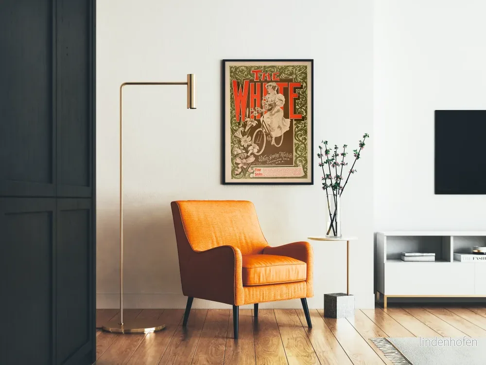 Vintageposter The White - Retro Väggdekoration Artem Legrand - Bild 2