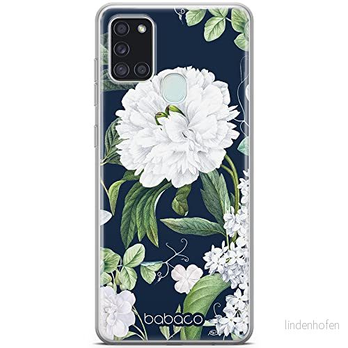 ERT GROUP mobiltelefonfodral för Samsung A21s originalt och officiellt licensierat Babaco mönster Flowers 031 optimalt anpassad till formen på mobiltelefonen, fodral tillverkad av TPU plast 5905131280374