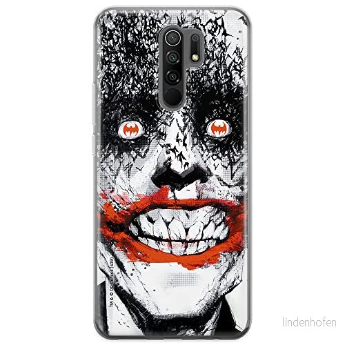 ERT GROUP mobiltelefonfodral för Xiaomi REDMI 9 originalt och officiellt licensierat DC mönster Joker 007 optimalt anpassad till formen på mobiltelefonen, fodral tillverkad av TPU plast 5903040307113