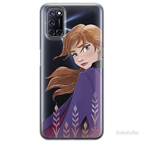 ERT GROUP mobiltelefonfodral för Oppo A92/ A72/ A52 originalt och officiellt licensierat Disney mönster Anna 002 optimalt anpassad till formen på mobiltelefonen, gedeeltelijk transparant 5903040197929