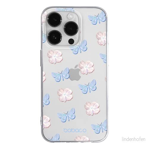 ERT GROUP mobiltelefonfodral för Apple Iphone 14 PRO originalt och officiellt licensierat Babaco mönster Flowers 043 optimalt anpassad till formen på mobiltelefonen, gedeeltelijk transparant 5905131919724