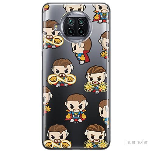 ERT GROUP mobiltelefonfodral för Xiaomi MI 10T LITE/REDMI NOTE 9 PRO 5G originalt och officiellt licensierat Marvel mönster Dr Strange 001, gedeeltelijk transparant 5904805215278